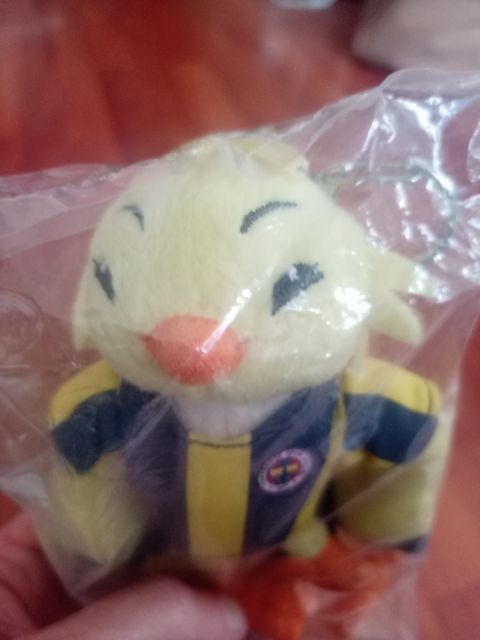 Fenerbahçe Lisanslı Peluş Kanarya Anahtarlık – Sarı Kanarya Her Yerde!